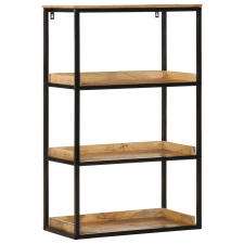 vidaXL Könyvespolc 70x35x110 cm Tömör fa rusztikus mangóból (374085) bútor