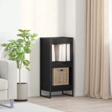  vidaXL Könyvespolc Fekete tölgy 40 x 30 x 86,5 cm Faanyag bútor