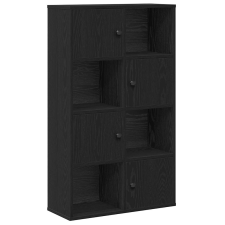 vidaXL Könyvespolc fekete tölgy 60x24x101,5 cm Gépesített fa (860392) bútor