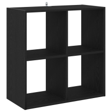 vidaXL Könyvespolc Fekete Tölgy 68,5x32x68,5 cm Mérnöki Fa (868060) bútor
