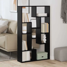  vidaXL Könyvespolc Fekete tölgy 72 x 20 x 102,5 cm Faanyag bútor