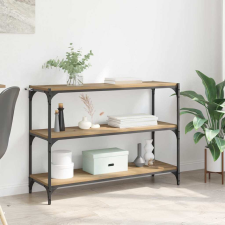vidaXL Könyvespolc kézműves tölgy 100 x 33 x 71 cm Faanyag bútor
