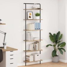 vidaXL Könyvespolc kézműves tölgy 60 x 24 x 203 cm Faanyag bútor