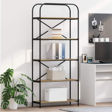 vidaXL Könyvespolc kézműves tölgy 80 x 30 x 183 cm Faanyag bútor