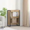 vidaXL Könyvespolc Művészi tölgy 60 x 30 x 86,5 cm Faanyag