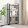 vidaXL Könyvespolc Szürke Sonoma 60 x 30 x 121 cm Faanyag