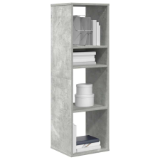 vidaXL könyvszekrény betonszürke 34x31x112 cm szerelt fa bútor