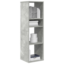 vidaXL könyvszekrény betonszürke 34x31x112 cm szerelt fa bútor