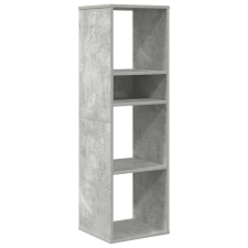 vidaXL könyvszekrény betonszürke 34x31x112 cm szerelt fa (860286) bútor