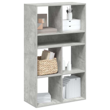 vidaXL könyvszekrény betonszürke 66x31x112 cm szerelt fa bútor