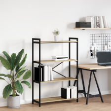vidaXL Könyvszekrény sonoma tölgy 80 x 30 x 118 cm Forgácslemez bútor