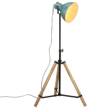 vidaXL kopott kék állólámpa 25 W 75x75x90-150 cm E27 világítás