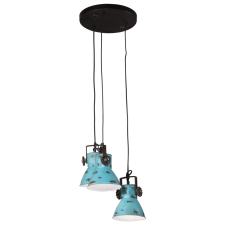 vidaXL kopott kék függőlámpa 25 W 30x30x100 cm E27 világítás
