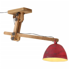 vidaXL kopott piros mennyezeti lámpa 25 W 105x30x65-108 cm E27 világítás