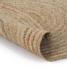 vidaXL kör alakú fonott juta szőnyeg 120 cm (245337) lakástextília
