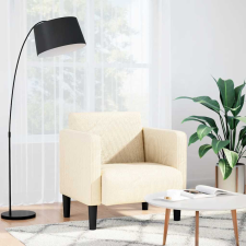 vidaXL Krém kordbársony szövet kanapészék karfás szék 54 cm bútor