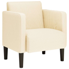 vidaXL krém kordbársony szövet kanapészék karfás szék 54 cm (4100517) bútor