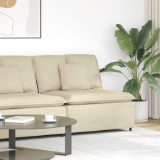 vidaXL krém moduláris kanapé középső modul párnákkal 100 cm bútor