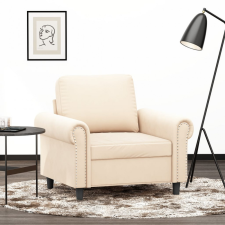 vidaXL krémszínű bársony kanapéfotel 60 cm bútor