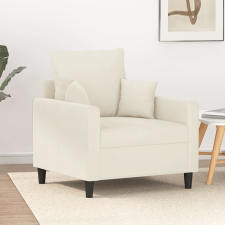 vidaXL krémszínű bársony kanapéfotel 60 cm bútor