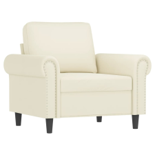 vidaXL krémszínű bársony kanapéfotel 60 cm (359517) bútor