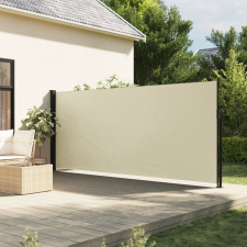 vidaXL krémszínű behúzható oldalsó napellenző 160 x 500 cm kerti bútor
