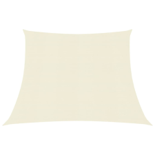 vidaXL krémszínű HDPE napvitorla 160 g/m² 4/5 x 4 m kerti bútor