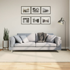 vidaXL krémszínű hosszú szálú fényes szőnyeg 160x230 cm lakástextília