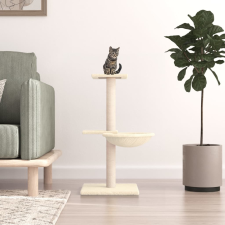 vidaXL krémszínű macskabútor szizál kaparófákkal 72 cm macskafelszerelés