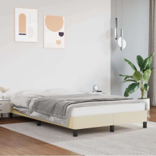 vidaXL krémszínű műbőr ágykeret 120 x 200 cm ágy és ágykellék
