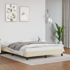 vidaXL krémszínű műbőr ágykeret 140x200 cm ágy és ágykellék