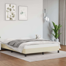 vidaXL krémszínű műbőr ágykeret 140x200 cm ágy és ágykellék