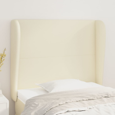 vidaXL krémszínű műbőr fejtámla szárnyakkal 103x23x118/128 cm ágy és ágykellék