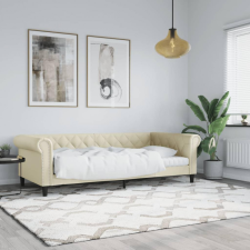 vidaXL krémszínű műbőr kanapéágy 90 x 200 cm ágy és ágykellék
