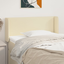 vidaXL krémszínű műbőr szárnyas fejtámla 83x16x78/88 cm ágy és ágykellék