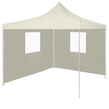 vidaXL krémszínű összecsukható sátor 2 fallal 3 x 3 méter sátor