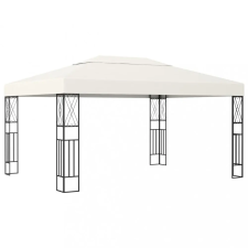 vidaXL krémszínű pavilon 3 x 4 m kerti bútor