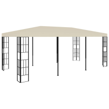 vidaXL krémszínű pavilon 3 x 6 m kerti bútor
