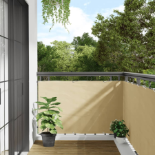vidaXL krémszínű PVC kerti belátás elleni paraván 1000x90 cm kerti bútor
