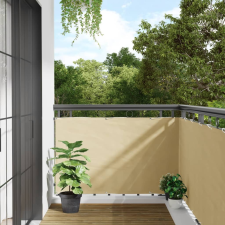 vidaXL krémszínű PVC kerti belátás elleni paraván 500x90 cm kerti bútor