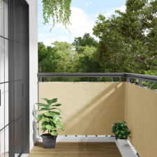 vidaXL krémszínű PVC kerti belátás elleni paraván 600x90 cm kerti bútor