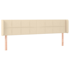 vidaXL krémszínű szövet fejtámla 163x16x78/88 cm (3118779) ágy és ágykellék