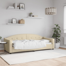 vidaXL krémszínű szövet kanapéágy 80 x 200 cm ágy és ágykellék