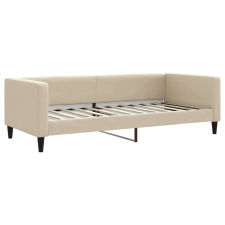 vidaXL Krémszínű szövet kanapéágy 90 x 200 cm ágy és ágykellék