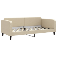 vidaXL krémszínű szövet kanapéágy 90 x 200 cm (354037) ágy és ágykellék