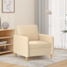 vidaXL krémszínű szövet kanapéfotel 60 cm bútor