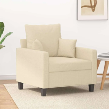 vidaXL krémszínű szövet kanapéfotel 60 cm bútor