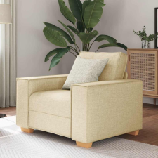 vidaXL krémszínű szövet kanapéfotel 60 cm bútor