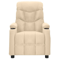vidaXL krémszínű szövet masszázsfotel (339101) masszázsfotel