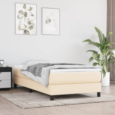 vidaXL krémszínű szövet zsebrugós ágymatrac 80 x 200 x 20 cm ágy és ágykellék